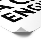 Vertraue mir, ich bin ein Ziviler Ingenieur Poster (Ecke)