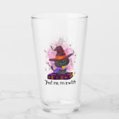 Vertraue mir, ich bin eine Hexe Glas (Vorderseite)