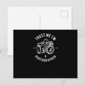 Vertraue mir, ich bin Fotograf Postkarte (Vorne/Hinten)