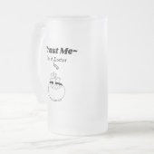 Vertraue mir - ich bin Hexenärztin Mattglas Bierglas (Vorderseite Links)