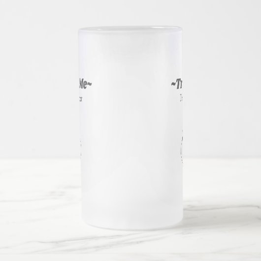 Vertraue mir - ich bin Hexenärztin Mattglas Bierglas (Mittel)