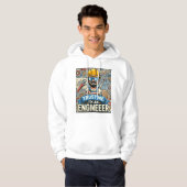 "Vertraue mir, ich bin Ingenieur" 3D Designer Hood Hoodie (Vorne ganz)