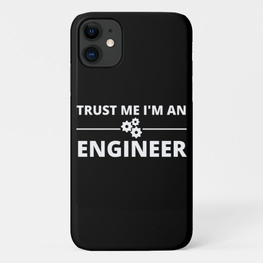 Vertraue mir, ich bin Ingenieur Case-Mate iPhone Hülle (Rückseite)