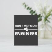 Vertraue mir, ich bin Ingenieur Dankeskarte (Stehend Vorderseite)