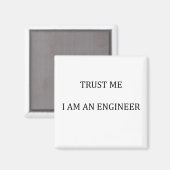 Vertraue mir Ich bin Ingenieur Magnet (Vorderseite/Rückseite)