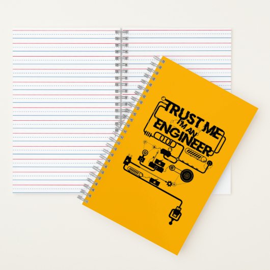 Vertraue mir! Ich bin Ingenieur Notizblock (Innen)