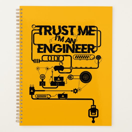 Vertraue mir! Ich bin Ingenieur Planer (Vorderseite)