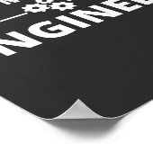 Vertraue mir, ich bin Ingenieur Poster (Ecke)