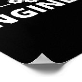 Vertraue mir, ich bin Ingenieur Poster (Ecke)