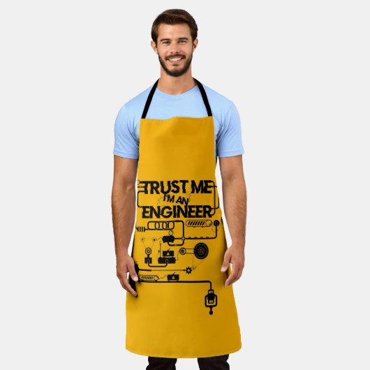 Vertraue mir! Ich bin Ingenieur Schürze (Getragen)