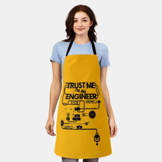 Vertraue mir! Ich bin Ingenieur Schürze (Getragen)