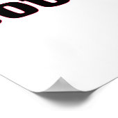 Vertraue mir, ich bin Journalist Poster (Ecke)