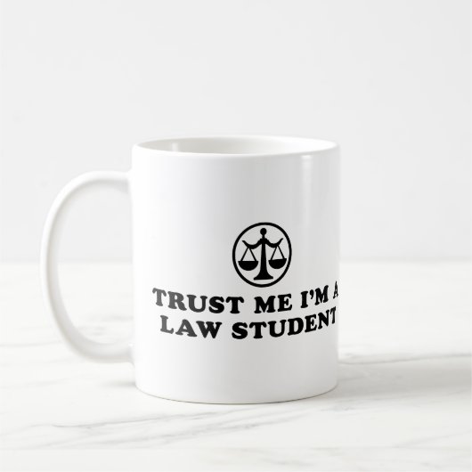 Vertraue mir, ich bin Jurastudentin Kaffeetasse (Links)