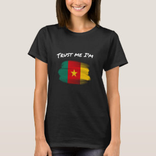 Vertraue mir, ich bin Kameruner - Vintage Flagge K T-Shirt