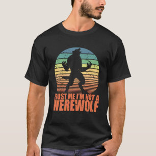 Vertraue mir, ich bin kein Werwolf Men Boys Hallow T-Shirt