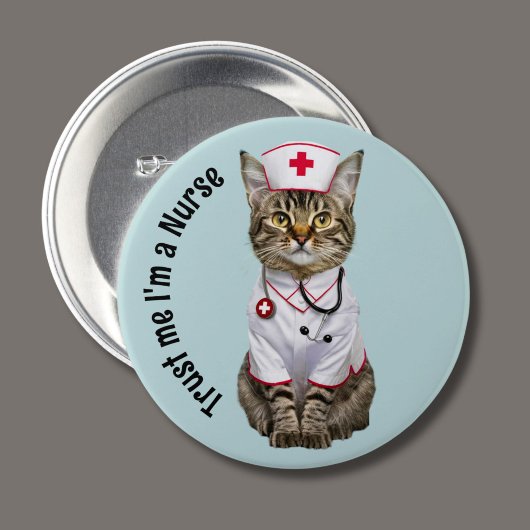 Vertraue mir, ich bin Krankenschwester, niedlicher Button