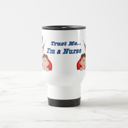 Vertraue mir - ich bin Krankenschwester Reisebecher (Mittel)