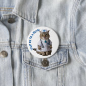 Vertraue mir, ich bin Krankenschwester und niedlic Button (Beispiel)