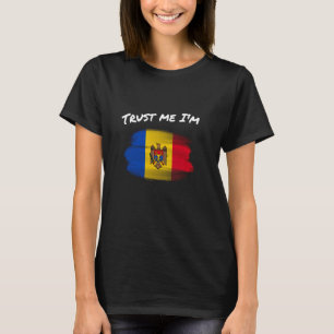 Vertraue mir, ich bin Moldau - Vintager Moldau-Fla T-Shirt