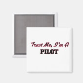 Vertraue mir, ich bin Pilot Magnet (Vorderseite/Rückseite)