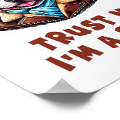 Vertraue mir, ich bin Pilot Poster (Ecke)