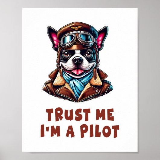 Vertraue mir, ich bin Pilot Poster (Vorne)