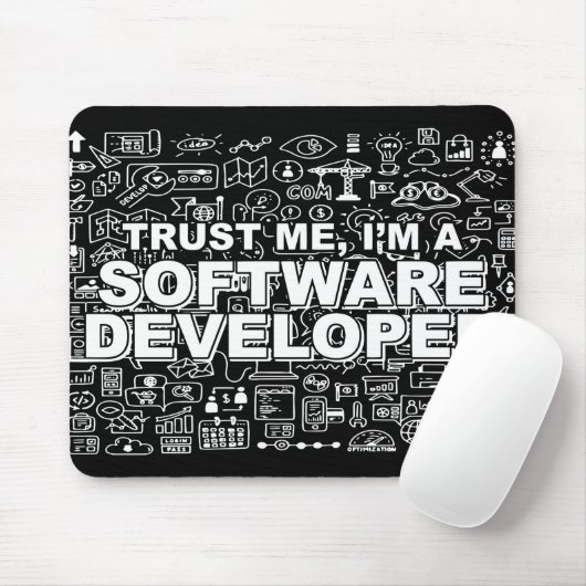 Vertraue mir, ich bin Software-Entwickler Mousepad (Mit Mouse)