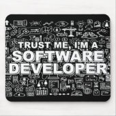 Vertraue mir, ich bin Software-Entwickler Mousepad (Vorne)
