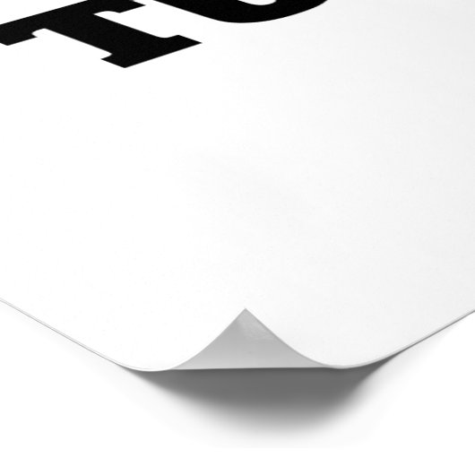 Vertraue mir, ich bin Türkin Poster (Ecke)