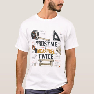 Vertraue Mir Ich Habe Zweimal Gemessen Blueprint T T-Shirt