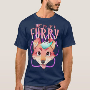 Vertraue mir Im a I Furries Cosplay Fandom 14 T-Shirt