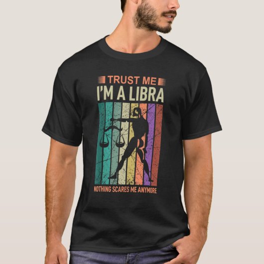 Vertraue mir im a Libra Astrologie T-Shirt (Vorderseite)