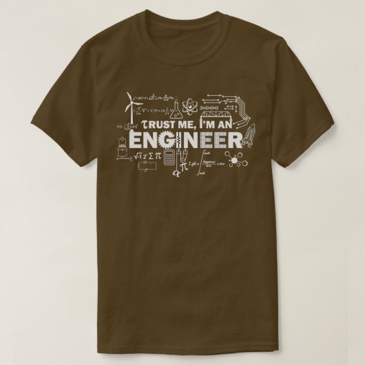 Vertraue mir im Ingenieur 1 T-Shirt (Design vorne)