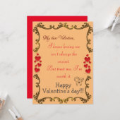 Vertraue mir-Karte Karte (Vorderseite/Rückseite Beispiel)