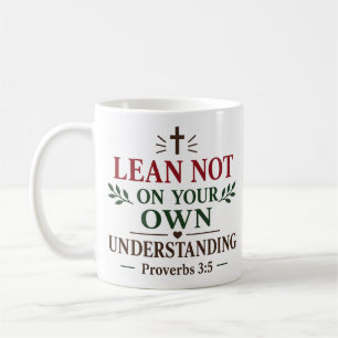 Vertraue Nicht Auf Dein Eigenes Verständnis Schrif Kaffeetasse