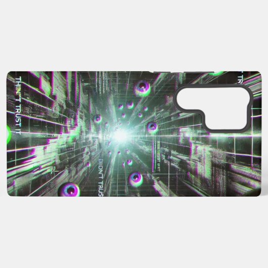 📱 "Vertraue nicht" 📱 Samsung Galaxy Hülle (Rückseite (Horizontal))