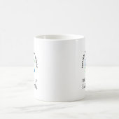 Vertraue niemals einem Atom Kaffeetasse (Mittel)