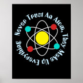 Vertraue niemals einem Atom, Lehrer für Naturchemi Poster (Vorne)