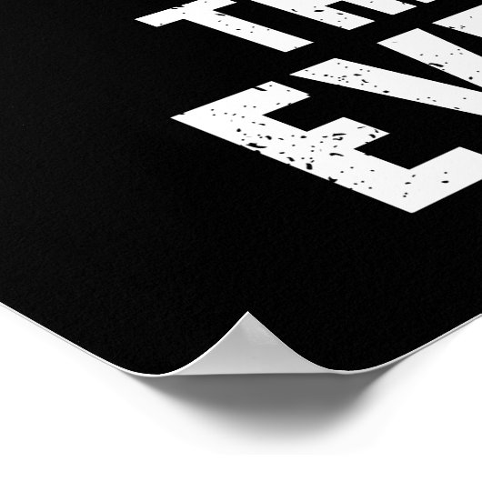 Vertraue niemals einem Atom Poster (Ecke)