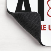 Vertraue niemals einem Atom. Sie machen alles aus. Mousepad (Ecke)