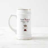 Vertraue niemals einem hässlichen Koch Bierglas (Links)