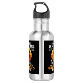 Vertraue niemandem, der keinen deutschen Hirten ma Edelstahlflasche (Rückseite)