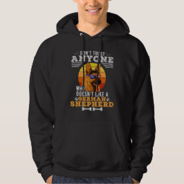 Vertraue niemandem, der keinen deutschen Hirten ma Hoodie