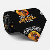 Vertraue niemandem, der keinen deutschen Hirten ma Krawatte (Gerollt)