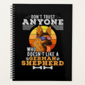Vertraue niemandem, der keinen deutschen Hirten ma Planer (Vorderseite)