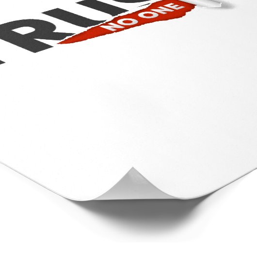 Vertraue niemandem! poster (Ecke)