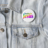 Vertrauen auf christliches Geschenk Jesuss Button (Beispiel)
