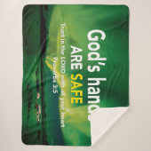 VERTRAUEN AUF DAS HERR Christlich Sherpadecke (Vorderseite)