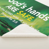 VERTRAUEN AUF DAS HERR Christlich Sherpadecke (3/4)