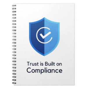 Vertrauen basiert auf Compliance Notizblock